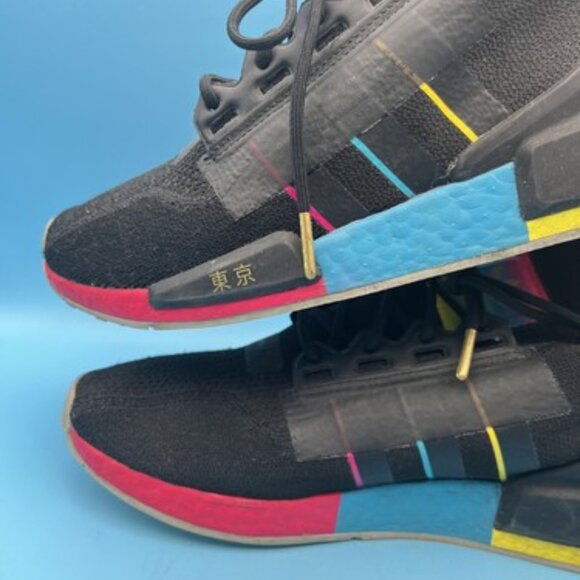 adidas FY1251 Mens Nmd_R1 V2 Sneakers Shoes - Size 10.5M TOKYO NIGHTS - Picture 6 of 12